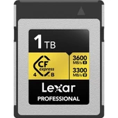 LEXAR 1TB PROFESSIONAL GOLD LCXEXP4001T- RNENG CFEXPRESS 4.0 TYPE-B KART - 1