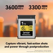 LEXAR 1TB PROFESSIONAL GOLD LCXEXP4001T- RNENG CFEXPRESS 4.0 TYPE-B KART - 5