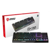 MSI GG Vigor GK30 TR USB Q Trk RGB Mekanik Hisli Siyah Gaming Klavye thumbnail 4