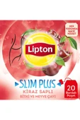 Lipton Slim Plus Kiraz Saplı Bitki Çayı 20li X 6 Adet - 2
