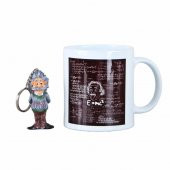 Einstein Anahtarlık Einstein Kupa Hediye Seti - 1