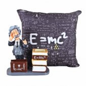 Einstein Kalemlik Einstein Puf Yastık Hediye Seti thumbnail 1