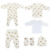 Sevi Bebe Premature 6lı Zıbın Seti - Kuzu - 1
