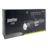 PANTHER 40W Şarjlı Ledli Profesyonel El Feneri 10.000Lm 3,7vX4 Adet Pil - 3
