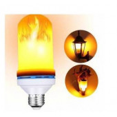 Alev Led Ampul, E27 Duy'lu Ateş Efektli Led Alevli Lamba - 1