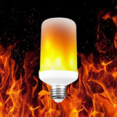 Alev Led Ampul, E27 Duy'lu Ateş Efektli Led Alevli Lamba - 2