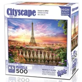 Nessiworld KS Games Sunset in Eiffel Puzzle 500 Parça 20066 - 1