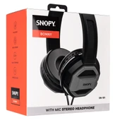 Snopy SN-101 BONNY Gri PCTelefon Mikrofonlu Kulaklık - 2