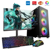 iNTEL i5 3N 8GB Ram 480GB SSD 4GB RX550 24" Monitörlü Oyun Bilgisayarı thumbnail 1