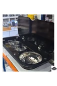 üniversal kombinasyon ikili ocak evyeli 76X36.5 CM Yatek Karavan Tekne - 1