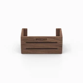 Woodsaka 3Line Kartvizit Kutusu - Ceviz - 3