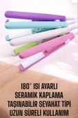 180°C Isı ve Uzun Süre Kalıcı Düzlük Sağlayan Mini Saç Düzleştirici - 4