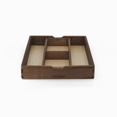 Woodsaka Yoi Ayarlanabilir Masaüstü Organizer & Aksesuar Kutusu - Ceviz - 2
