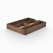 Woodsaka Yoi Ayarlanabilir Masaüstü Organizer & Aksesuar Kutusu - Ceviz - 5