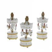 Dekoratif 6'li Beyaz Mini Atlı Karınca - 2