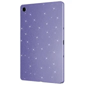 Galaxy Tab S9 FE Uyumlu 11 inç Fuchsia Işıltılı Tablet Kılıf thumbnail 6