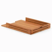 Woodsaka 3Line A4 Kağıt ve Evrak Tepsisi- Kiraz Ağacından thumbnail 5