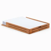 Woodsaka 3Line A4 Kağıt ve Evrak Tepsisi- Kiraz Ağacından thumbnail 6