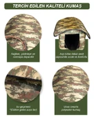 Yuga Kamuflaj Desen Kedi Evi Isı ve Yağmur Korumalı - 12