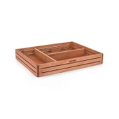 Woodsaka 3Line Sade Organizer ve Aksesuar Kutusu - Kiraz Ağacından - 1