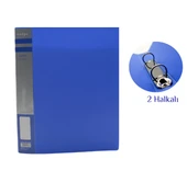 Gen-Of A4 2 Halkalı Plastik Dosya Mavi 2,5 Cm MG2502MV - 1