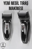 Şarjlı Paslanmaz Çelik Bıçaklı ve Kablosuz Saç Sakal Tıraş Makinesi thumbnail 1