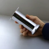 4 ADET Mobilya Ayak 15 cm Krom Baza Koltuk Kanepe Yatak Çekyat Destek Ayağı Metal Yükseltici Ayakları - 5