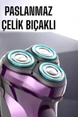 Profesyonel Şarjlı Saç ve Sakal Tıraş Makinesi Hassas Kesim - 2