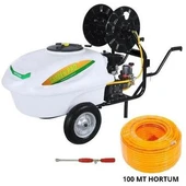 Gardenpro Benzinli Basınçlı İlaçlama Makinası 200 Lt + 100 mt İlaçlama Hortumu - 1