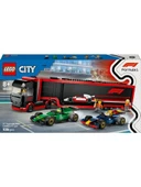 LEGO City RB20 ve AMR24 F1 Arabalı F1 Kamyonu 60445 - 3