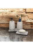 Estetik Görünümlü Mermer Desenli Banyo Seti - 4 Parça - 3