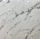 Beyaz Mermer Desenli Yapışkanlı Kaplama Kağıdı  Büyük Boy 5 Metre - 1