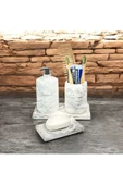 Estetik Görünümlü Mermer Desenli Banyo Seti - 4 Parça - 5