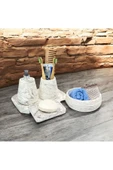 Estetik ve Minimal Tasarımlı Beton Banyo Seti - 5 Parça - 3