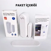 UpWay Wi-Fi Akıllı Yaşam Dedektörü Kapı Pencere Balkon Hırsız Güvenlik Alarmı - 9