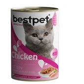 Bestpet Tavuklu Jöleli Yavru Konserve Kedi Maması 400 Gr - 1