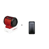Einhell TC-SR 18 Li BT Solo Akülü Bluetooth Hoparlör Kırmızı + Akdeniz Taşınabilir Şarj Cihazı (Model: S125Q) - 1