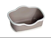 Stefanplast Tres Chic Açık Kedi Tuvaleti Beyaz/Bej 56x38.5x26 Cm - 1