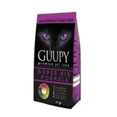 Guupy Premium Super Mix Formula Yetişkin Kedi Maması 1 Kg - 1