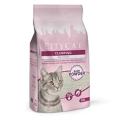 City Cat Clumping Bebek Pudrası Kokulu Topaklanan Kedi Kumu 10 Lt - 1