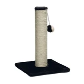 Beeztees Peluş Top Oyuncaklı Kedi Tırmalama Direği 30x30x45 Cm Siyah - 1