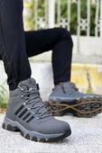 Big King Füme Çizgili Kauçuk Unisex Trekking Bot thumbnail 1