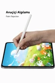 iPad Air 11 2024 Uyumlu Yapışarak Manyetik Şarj Olabilen Avuçiçi ve Eğim Özellikli Tablet Kalemi - 2