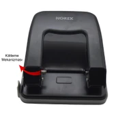 Norex Metal Delgeç 40 Sayfa Kapasiteli Siyah UH104-190 thumbnail 2