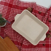 Arna Seramik Fırın Kabı Yanmaz Yapışmaz 25 Cm - 3