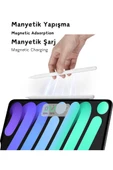 iPad Air 11 2024 Uyumlu Yapışarak Manyetik Şarj Olabilen Avuçiçi ve Eğim Özellikli Tablet Kalemi - 3