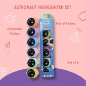 Gen-Of Astronot Fosforlu Kalem 5 Renk MD1258 thumbnail 2