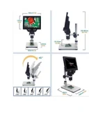 Class CMS-71 Lcd Ekranlı Mikroskop 7 inch 12Mp masa tipi 1200x büyütme - 2