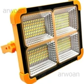 Portatif Solar LED Projektör Cata 200W Güneş Enerjili Seyyar LED Işık Taşınabilir Sokak Aydınlatması - 7