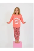 Kız Çocuk Uzun Kollu %100 Pamuklu Pijama Takımı 10/15 Yaş - 4